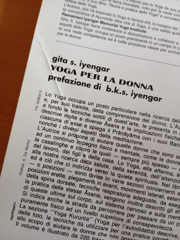 Yoga per la donna, gita s. iyengar, Edizioni mediterranee, 2005