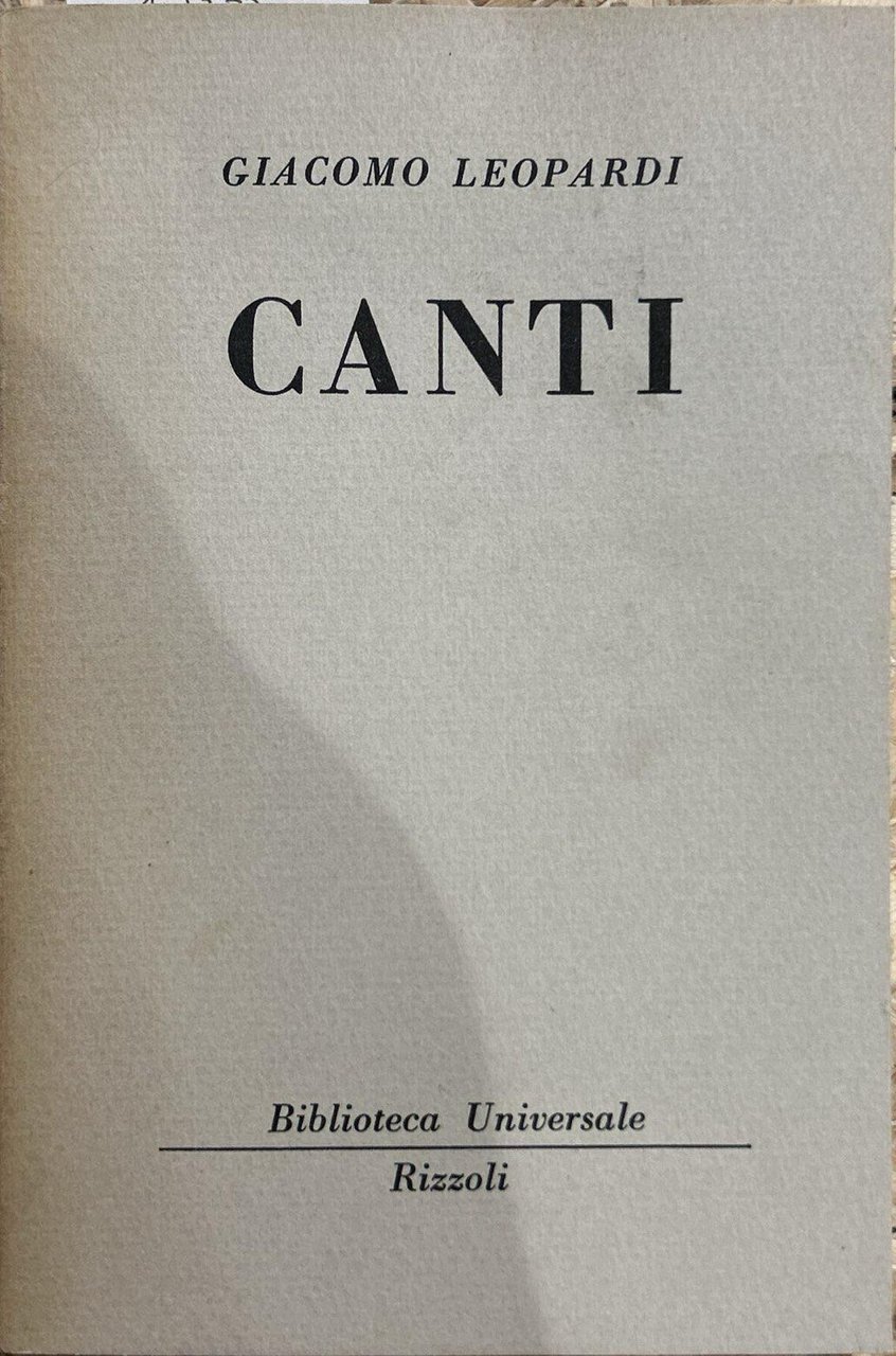 Canti | Immagine principale