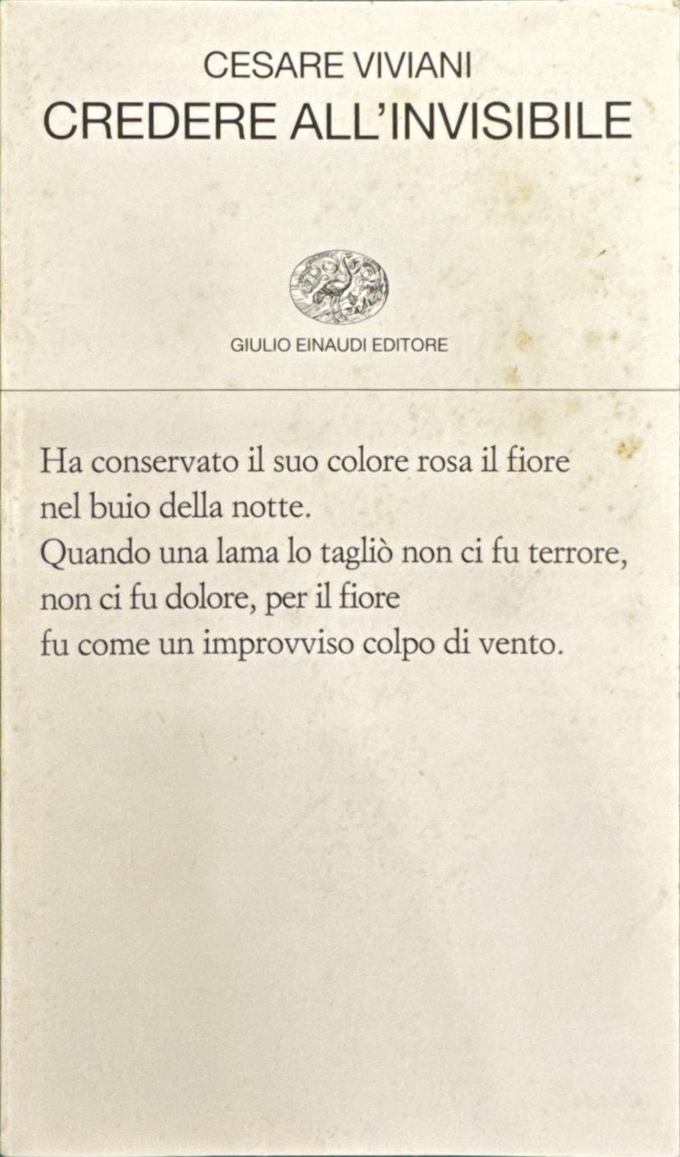 Credere all'invisibile