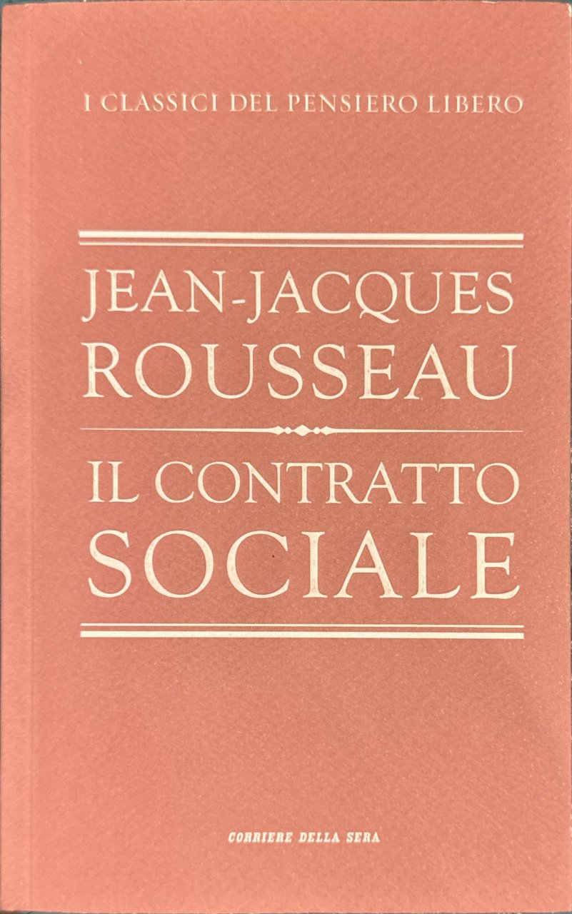 Il contratto sociale
