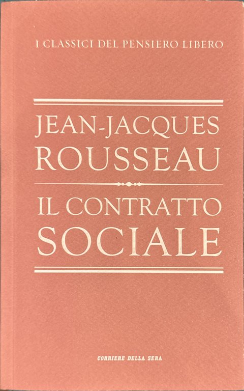 Il contratto sociale