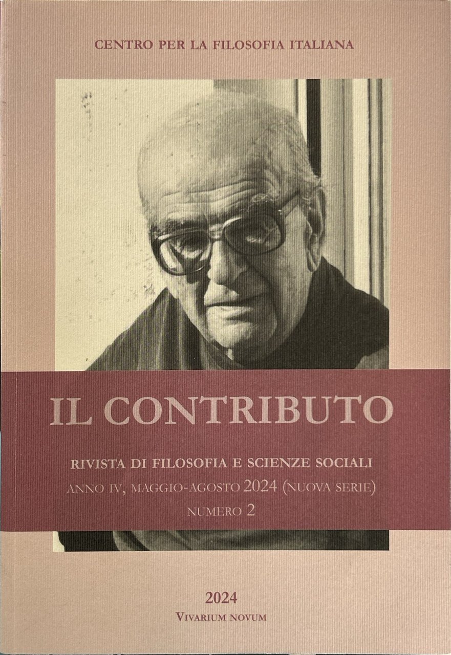 Il contributo - Centro per la filosofia italiana - Rivista …