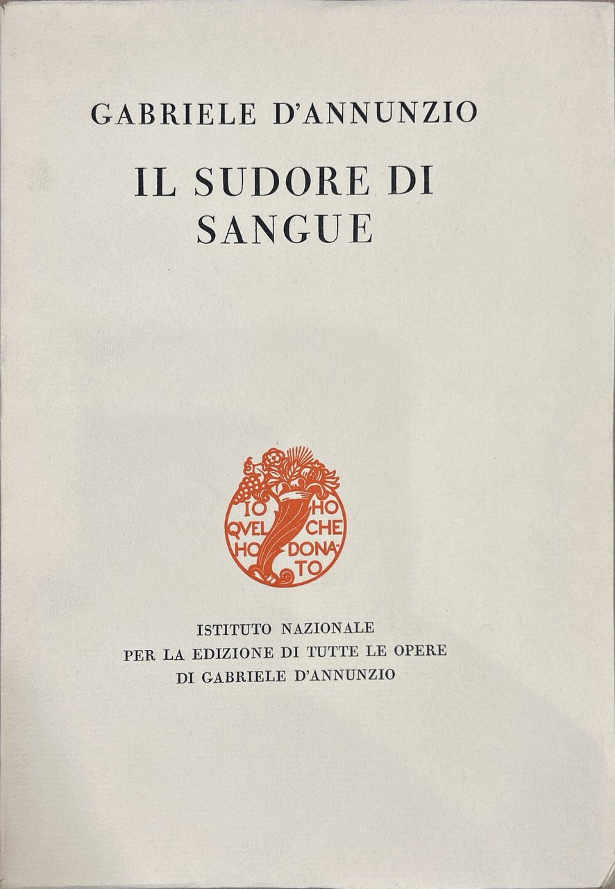 Il sudore di sangue