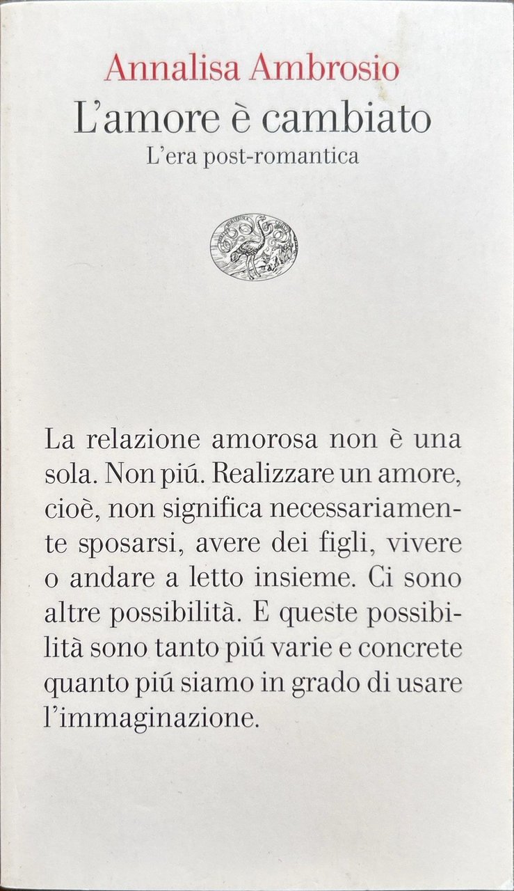 L'amore è cambiato. L'era post-romantica | Immagine principale