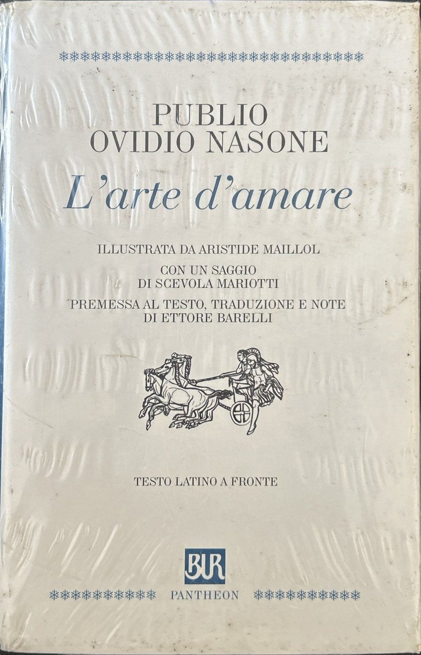 L'arte di amare. Testo latino a fronte | Immagine principale