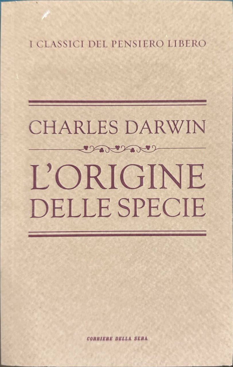 L'origine delle specie