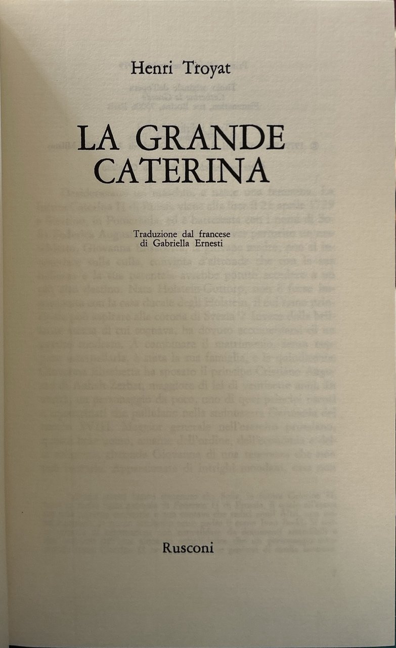 La Grande Caterina
