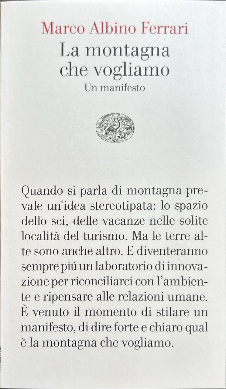 La montagna che vogliamo. Un manifesto | Immagine principale