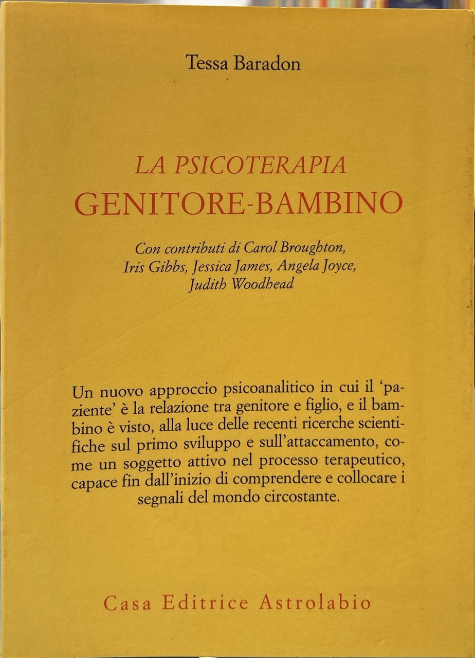 La psicoterapia genitore-bambino