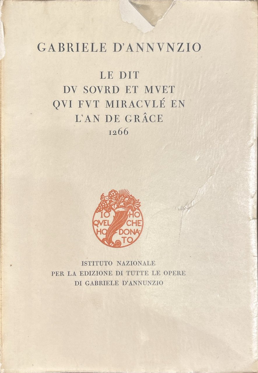 Le dit du sord et muet qui fut miraculé en …