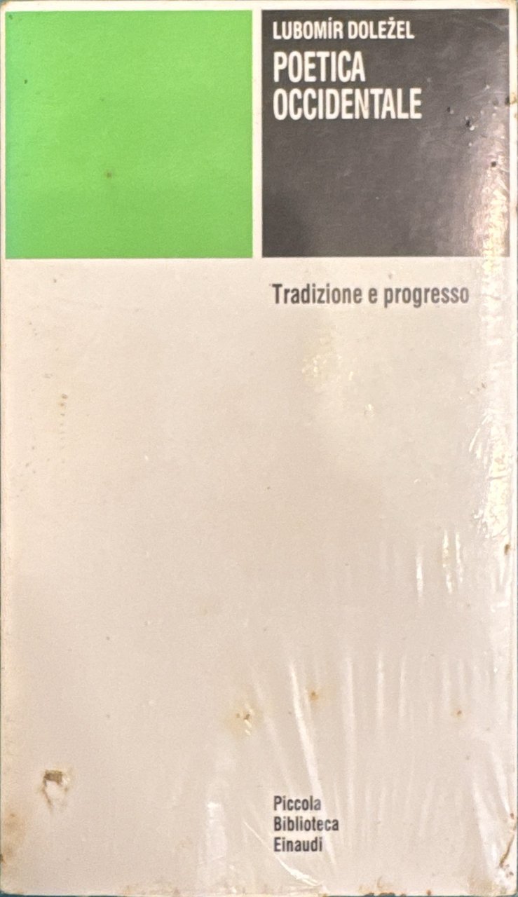 Poetica occidentale: tradizione e progresso