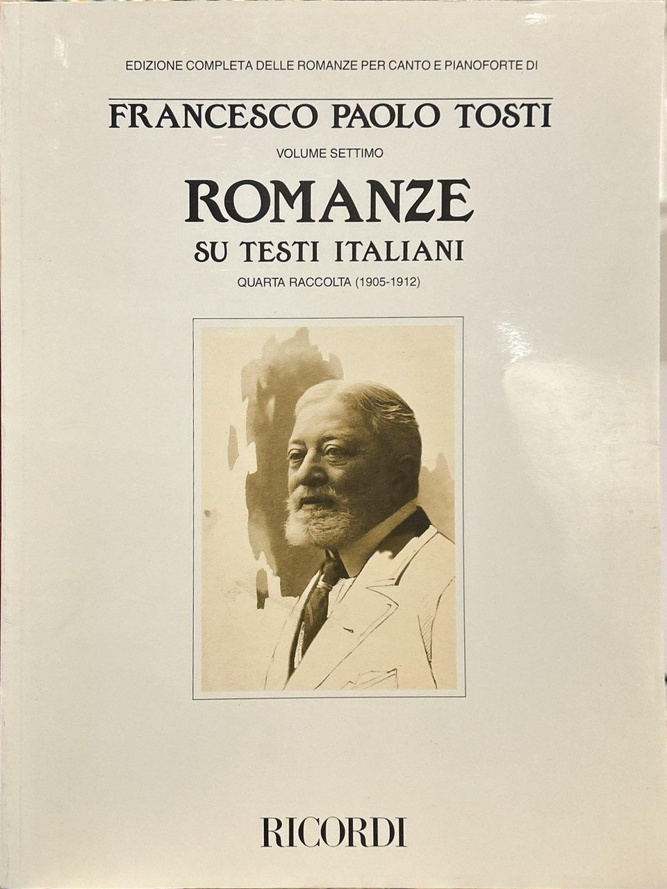 Romanze su testi italiani. Quarta raccolta (1905-1912) Vol. 7 | Immagine principale