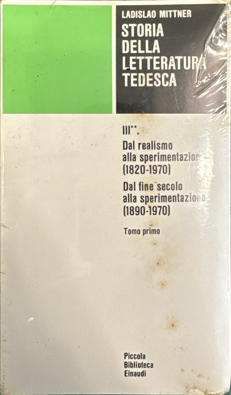 Storia della letteratura tedesca - 3 voll