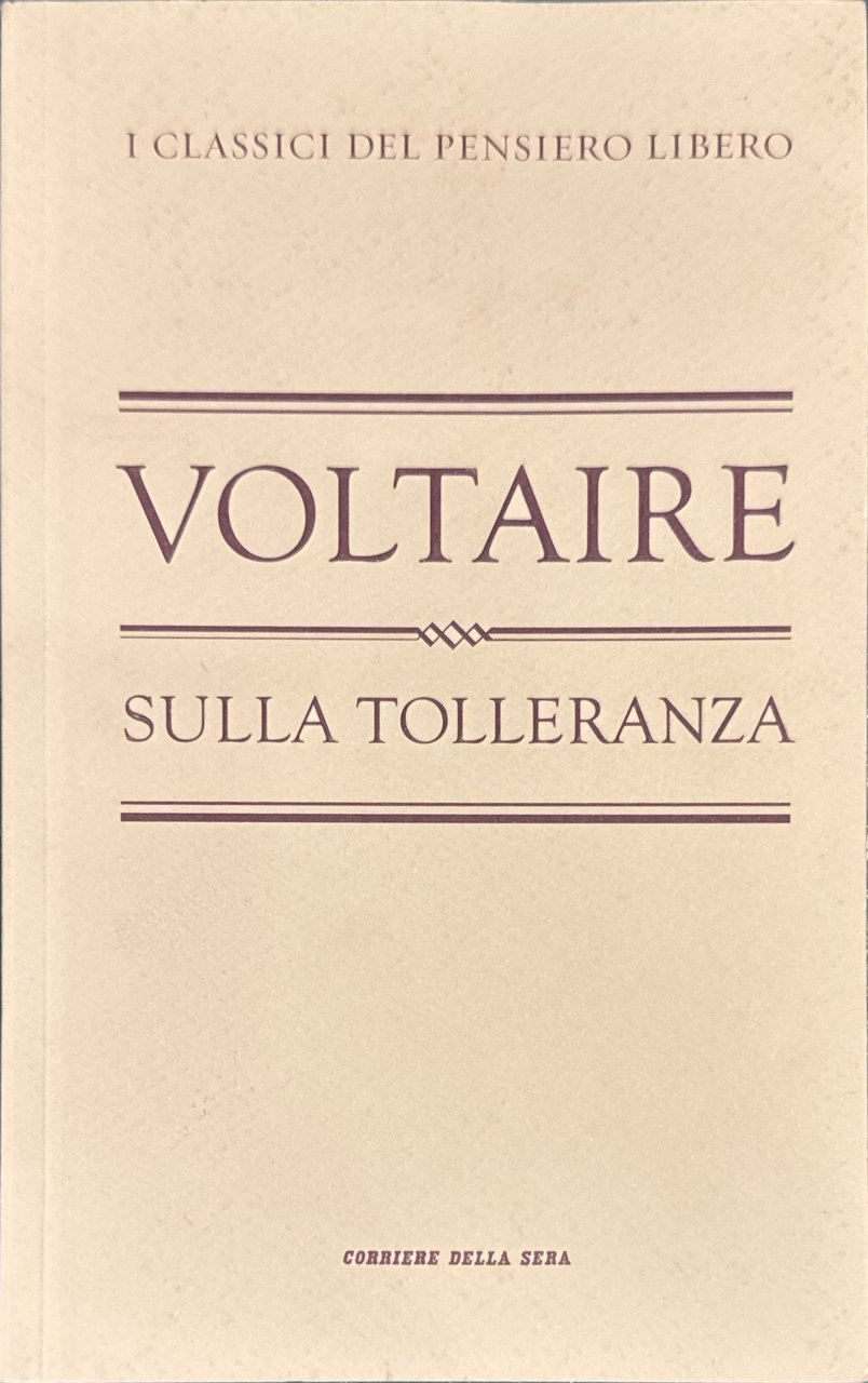 Sulla tolleranza