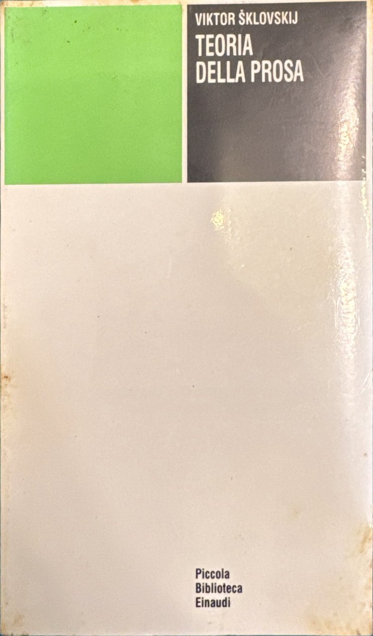 Teoria della prosa