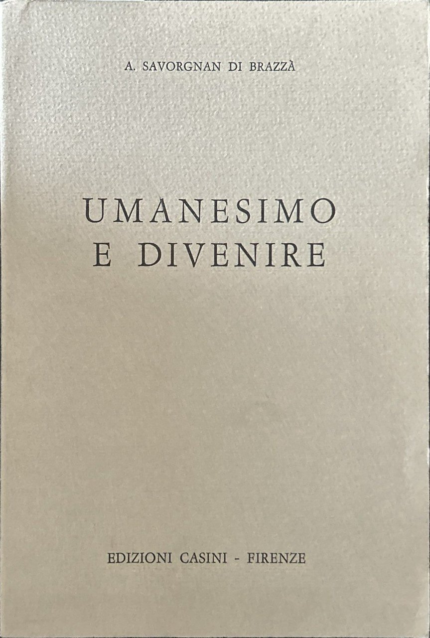 Umanesimo e divenire | Immagine principale