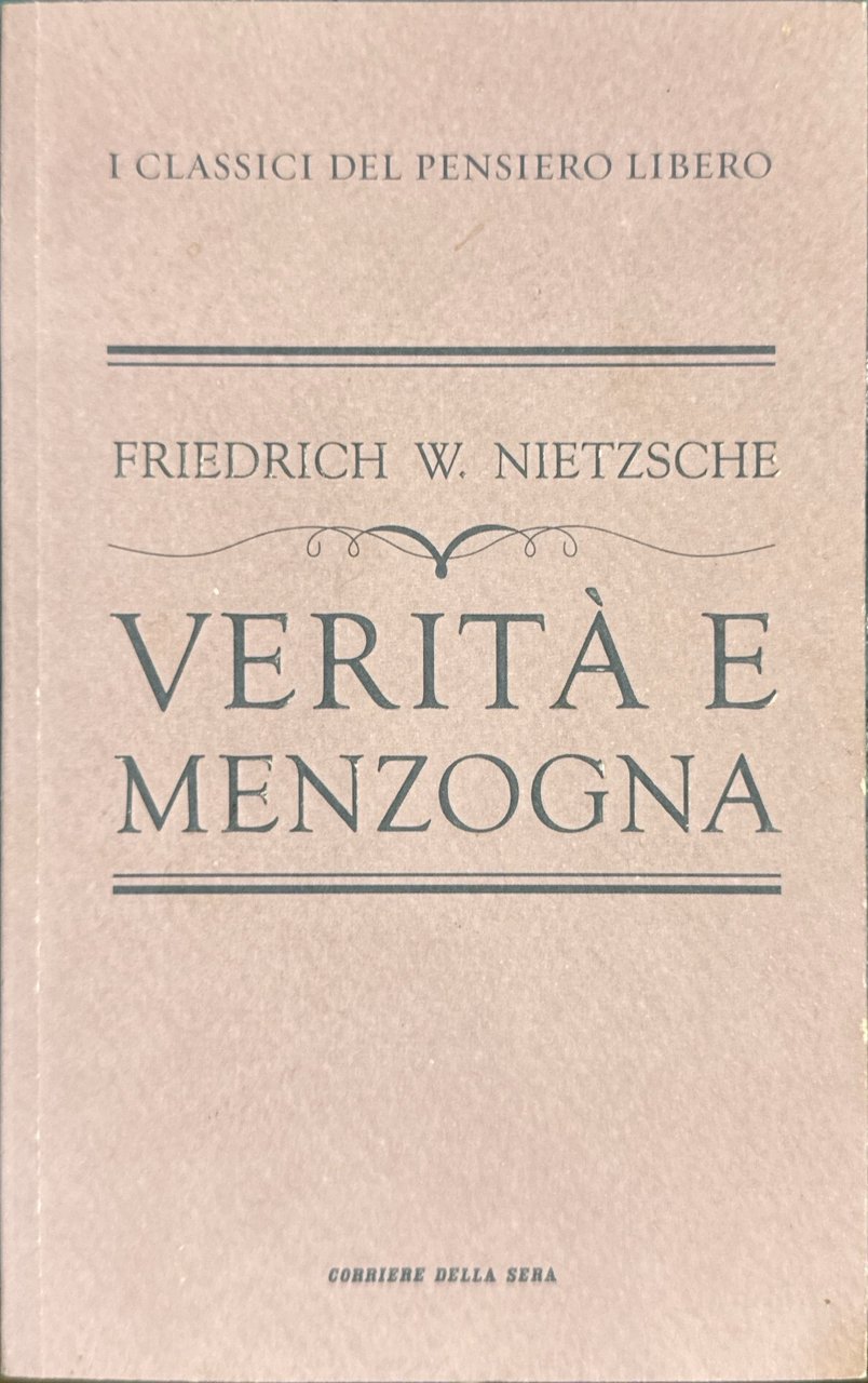 Verità e menzogna