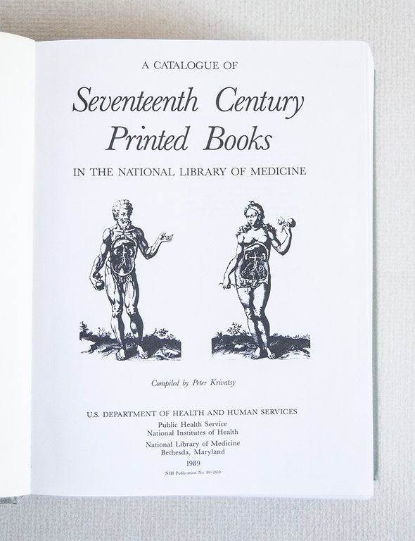 A Catalogue of Seventeenth Century Printed Books in the National …