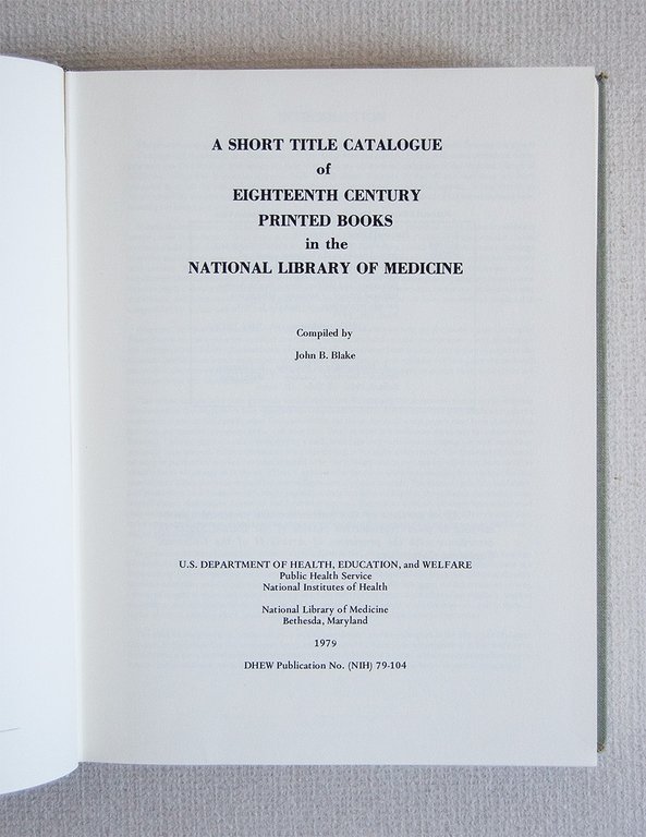 A Short Title Catalogue of Eighteenth Century Printed Books in …