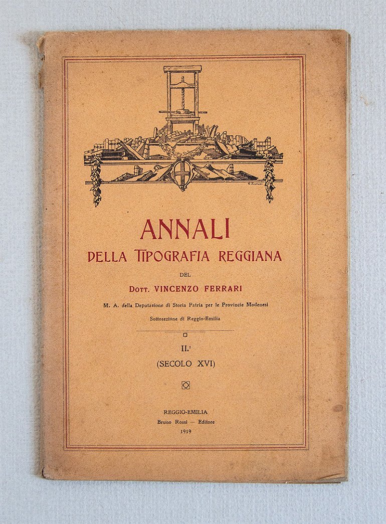 Annali della tipografia reggiana del seocolo XVI
