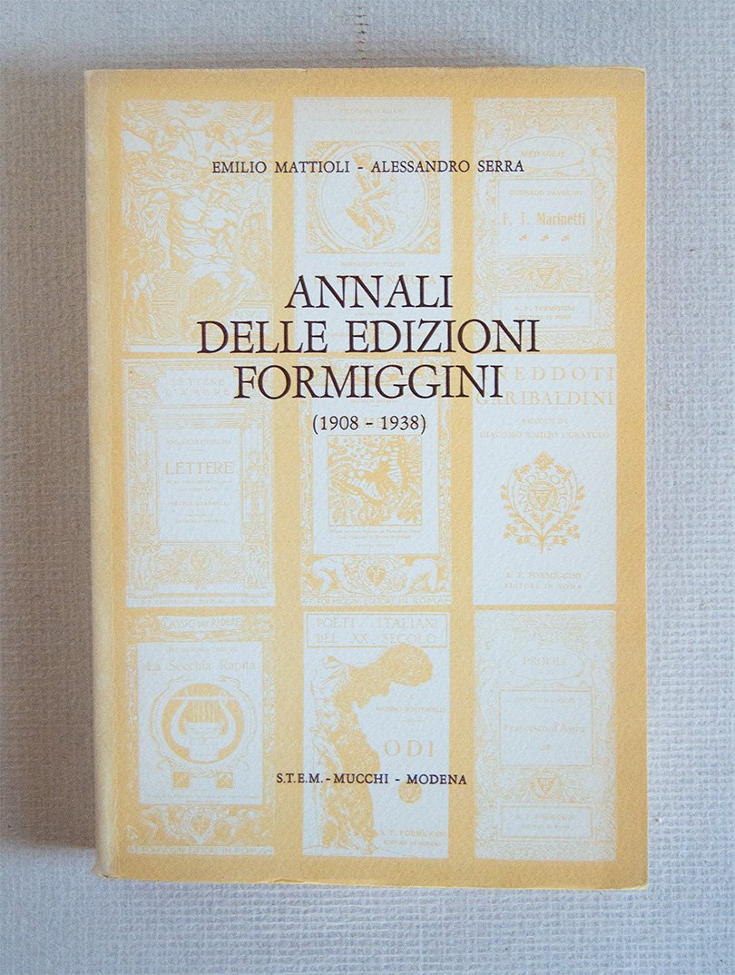 Annali delle edizioni Formiggini (1908-1938)