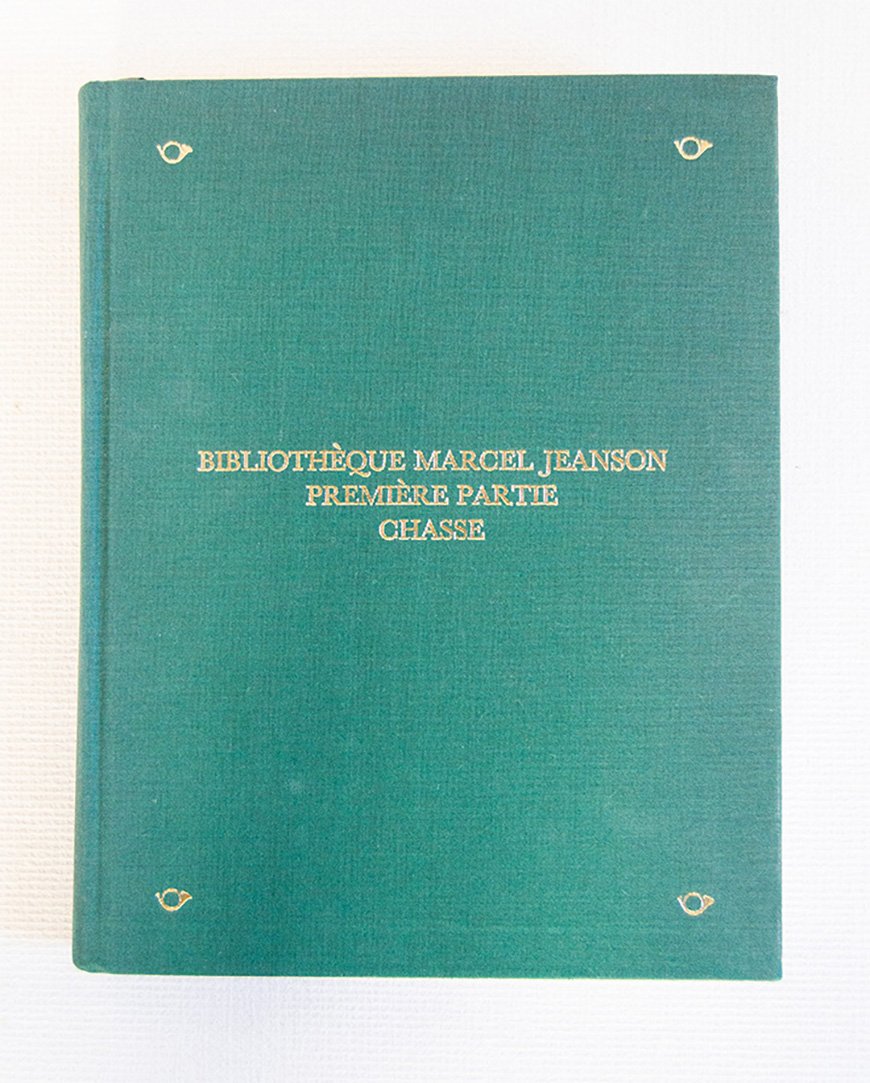 Bibliothèque Marcel Jeanson Première Partie Chasse