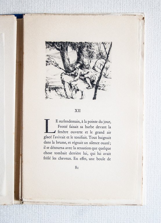 Le Bouffon Blanc. Pointes seches originales de Eugène Corneau