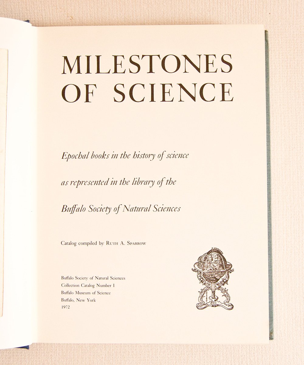 Milestones of Science. Epochal Books in the History of Science …