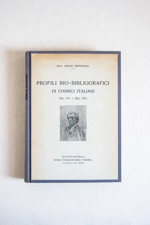 Profili Bio-Bibliografici di Chimici italiani Sec. XV - Sec. XIX