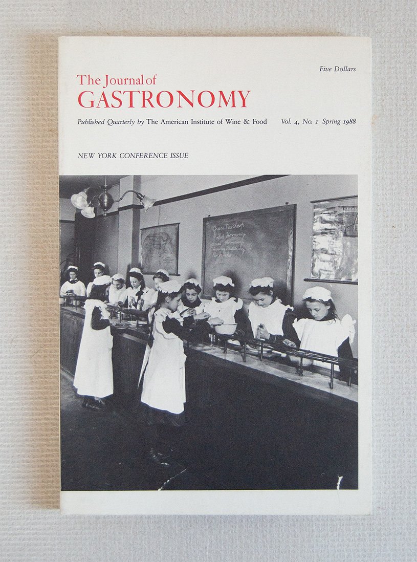 The Journal of Gastronomy Published Quarterly by The American Institute …