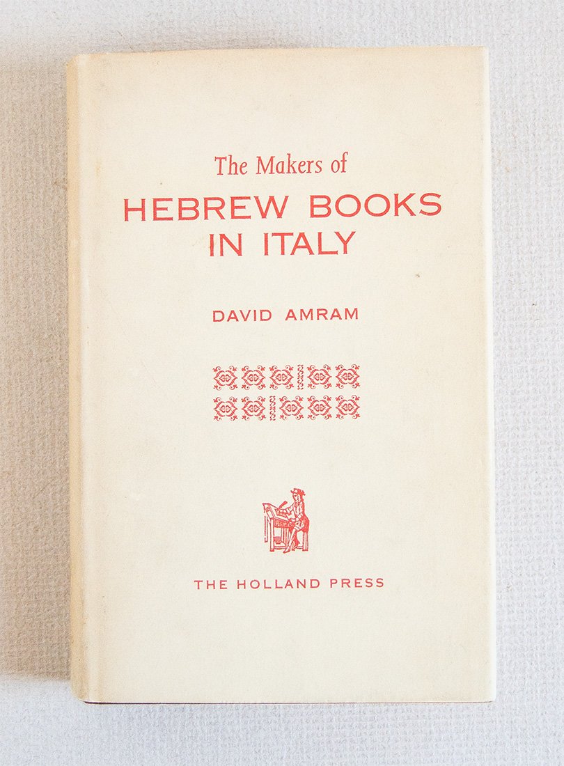 The Makers of Hebrew Books in Italy