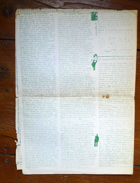 11 MARZO n.2 1977.GIORNALE DEI NON GARANTITI[Bologna,Autonomia Operaia,movimento