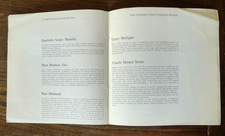 13° FESTIVAL INTERNAZIONALE DEL JAZZ,Bologna '72[Cannonball Adderley,Mingus,Monk | Immagine Gallery 7