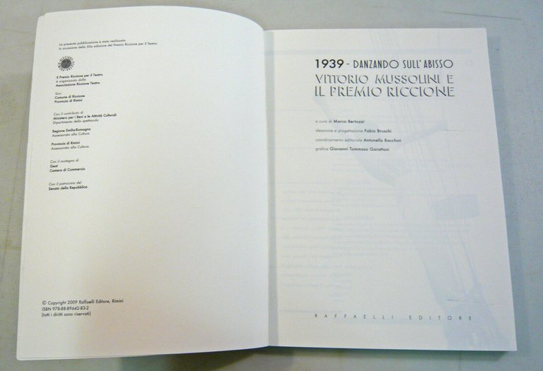 1939-DANZANDO SULL’ABISSO.Vittorio Mussolini e il premio Riccione,2009[CINEMA