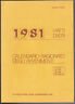 1981 I FATTI DI IERI, Rai Radiotelevisione Italiana [Calendario avvenimenti,TV