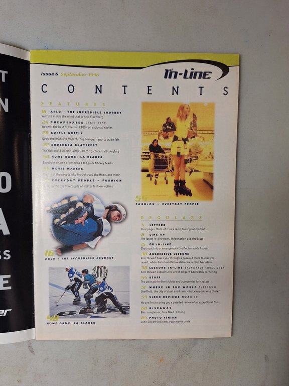 1stIN-LINE- THE UK’S ONLY PURE IN-LINE SKATING MAGAZINE,1996 | Immagine Gallery 3