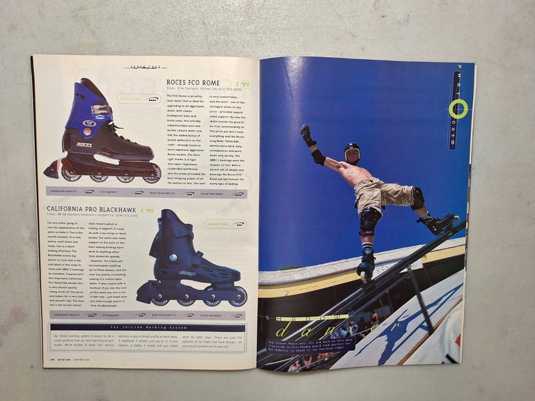 1stIN-LINE- THE UK’S ONLY PURE IN-LINE SKATING MAGAZINE,1996 | Immagine Gallery 4
