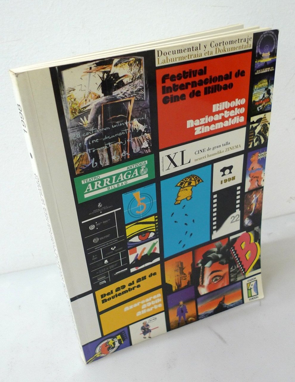 40.FESTIVAL INTERNACIONAL DE CINE DOCUMENTAL DE BILBAO,'98[catalogo cinema,corto