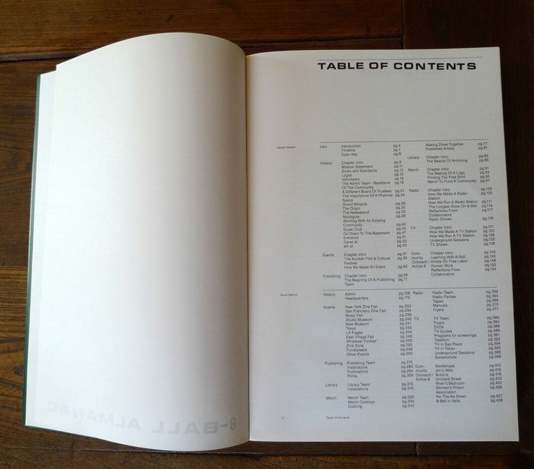 8-BALL ALMANAC.10 Years of 8-Ball,2022 Nero ed.[arte contemporanea