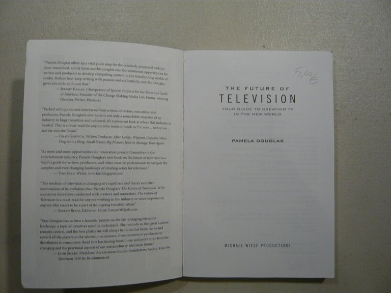 a cura di P. Douglas THE FUTURE OF TELEVISION[televisione, guide