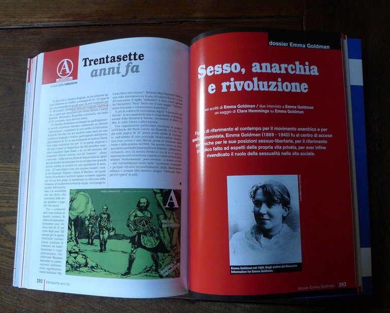 A RIVISTA ANARCHICA n.400 2015[cucina rom/NO TAV/Emma Goldman,ANARCHIA