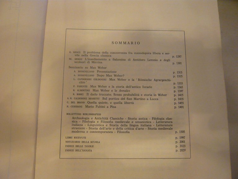 AA.VV.,ANNALI DELLA SCUOLA NORMALE SUPERIORE DI PISA,Pisa,1978