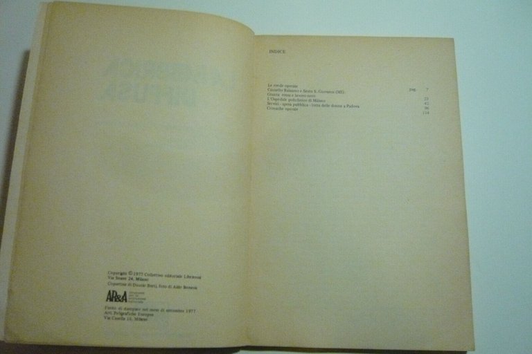 AA.VV.,LA FABBRICA DIFFUSA,Milano,1977[studi operai,lavoro
