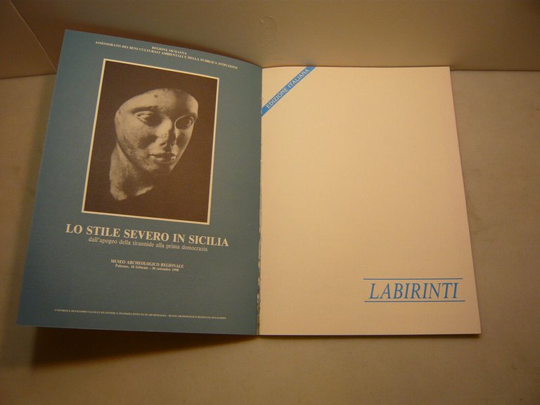AA.VV.,LABIRINTI,Gibellina,1989[cultura Sicilia
