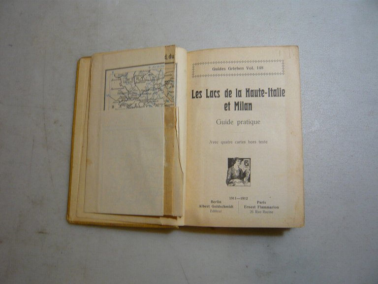 AA.VV.,LES LACS DE LA HAUTE-ITALIE ET MILAN,Parigi,1911[guida
