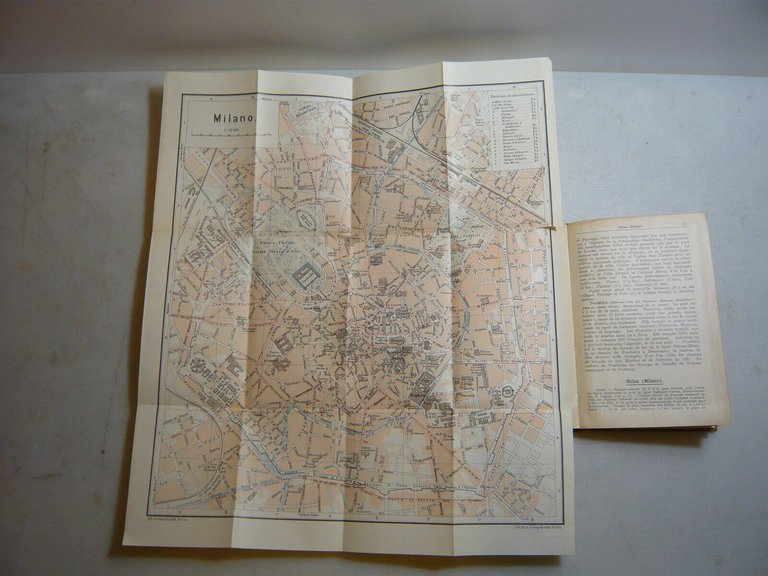 AA.VV.,LES LACS DE LA HAUTE-ITALIE ET MILAN,Parigi,1911[guida