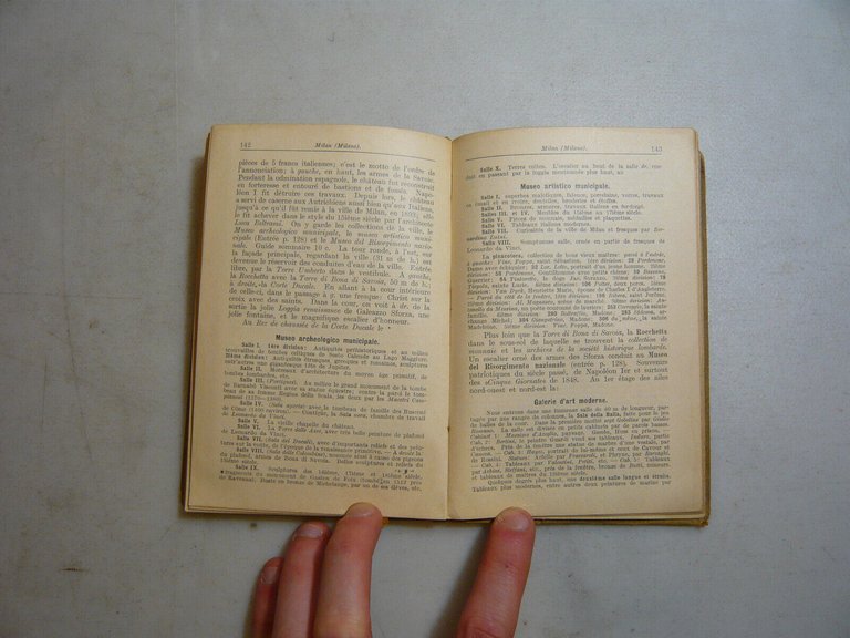 AA.VV.,LES LACS DE LA HAUTE-ITALIE ET MILAN,Parigi,1911[guida