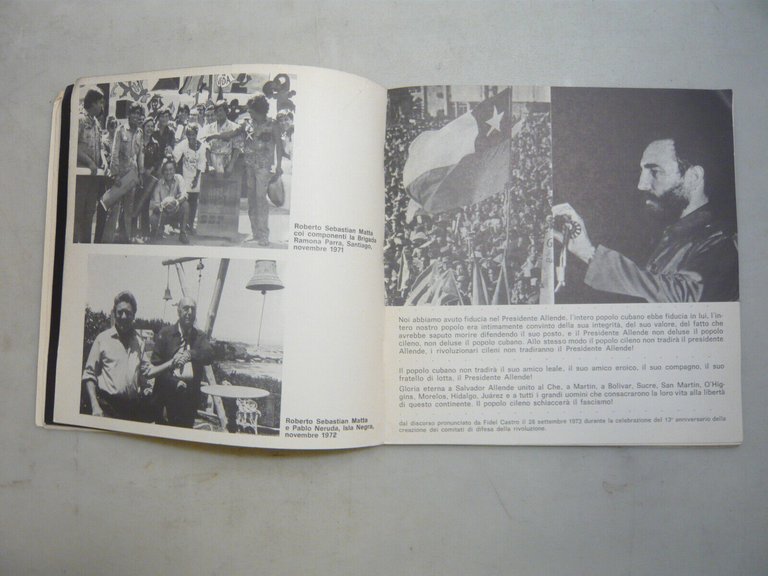 AA.VV.,PER IL CILE CON MATTIA,Livorno,1973[catalogo