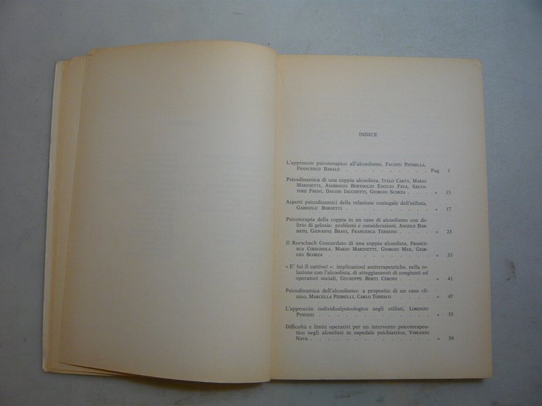 AA.VV.,PROSPETTIVE PSICOTERAPICHE ALCOLISMO,Roma,1977[convegno