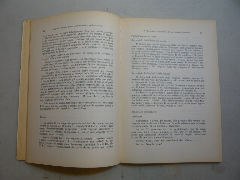 AA.VV.,PROSPETTIVE PSICOTERAPICHE ALCOLISMO,Roma,1977[convegno